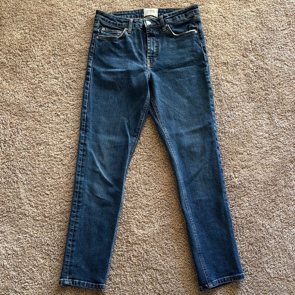 Zara Blue Slim Jeans Classic Style - Picture 1 of 3